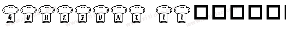 GoreFont II字体转换